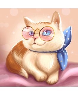 Beldizart Fluffy Kitty 38*38 cm WD2450