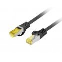 Lanberg PCF6A-10CU-0200-BK võrgukaabel Must 2 m Cat6a S/FTP (S-STP)