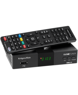 Receiver DVB-T2 H.265 HEVC Kruger & Matz