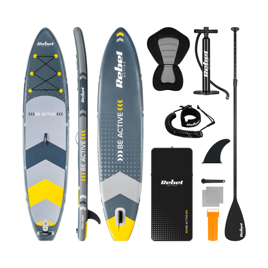 SUP REBEL ACTIVE board with seat 350x81x15, set RBA4501