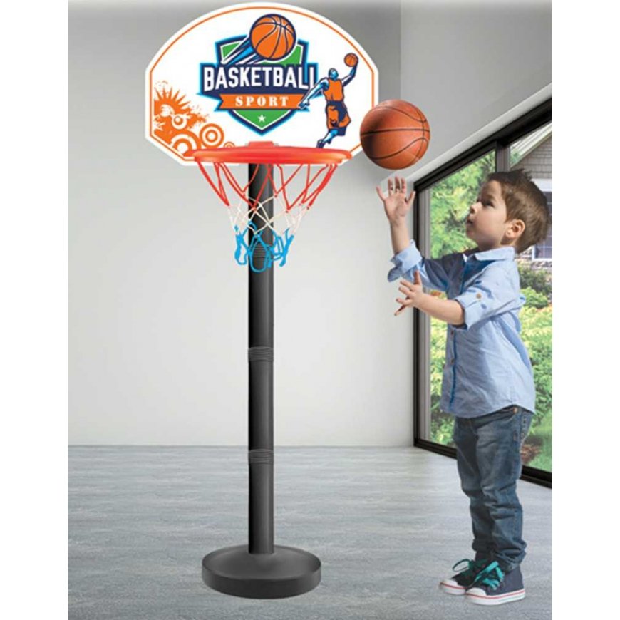 WOOPIE Set Do Koszykówki Ball Gra Zręcznościowa with 93cm – 2