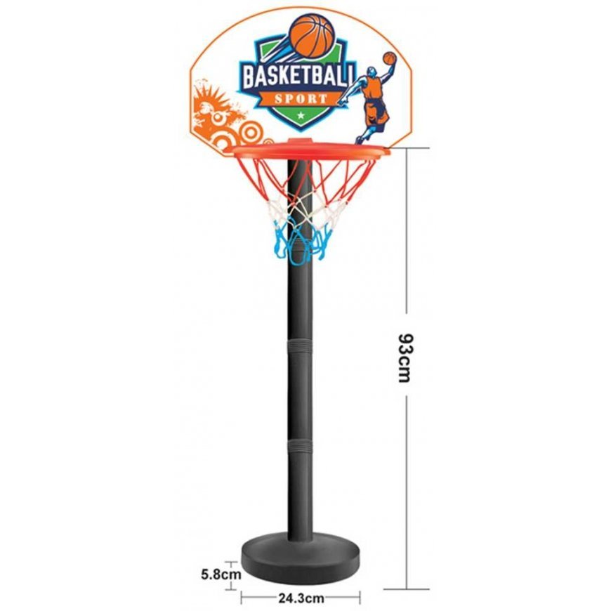 WOOPIE Set Do Koszykówki Ball Gra Zręcznościowa with 93cm – 3