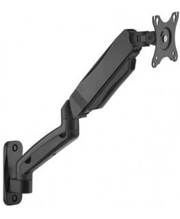 Hismart 17”-32” monitoriaus spyruoklinis sieninis laikiklis, juodas