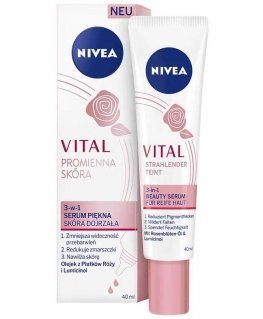 Nivea Vital Radiant Skin 3in1 grožio serumas 40ml