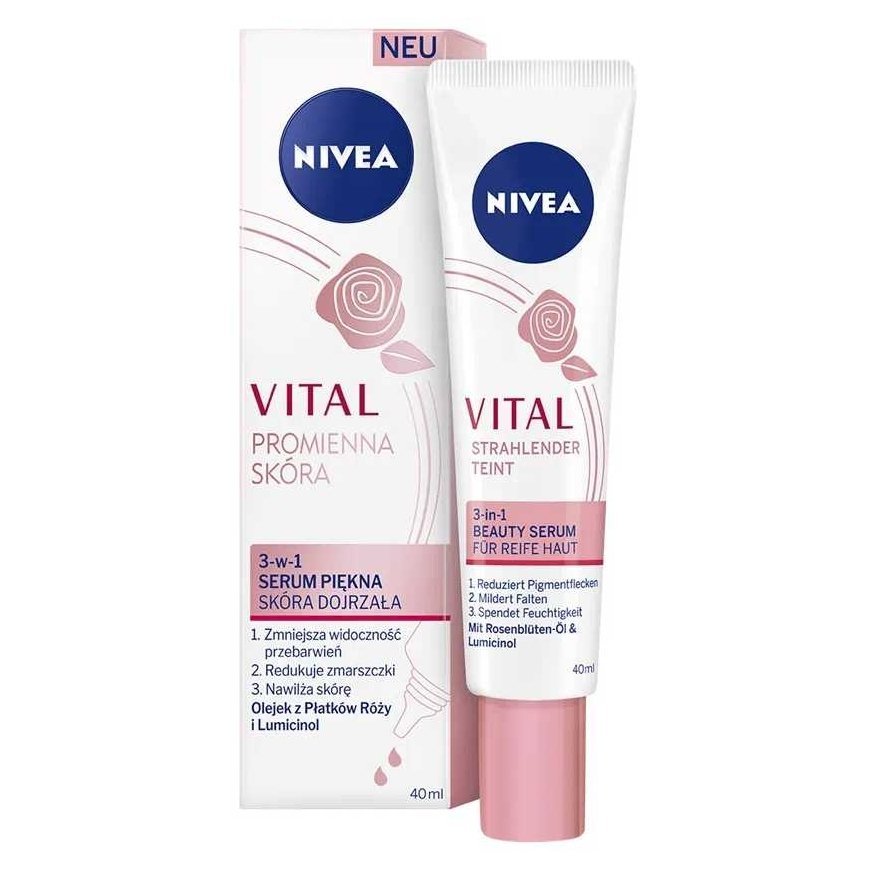 Nivea Vital Radiant Skin 3in1 beauty serum 40ml