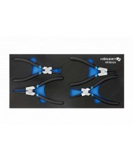Pliers set Hogert HT7G131 4 pcs.