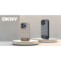 DKNY PU Leather Repeat Pattern Bottom Stripe MagSafe Case for iP DKNY PU Leather Repeat Pattern Bottom Stripe MagSafe Case for iP