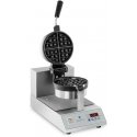 Royal Catering Sukamoji vaflinė skirta vafliams su apvaliais ketvirčiais. 18cm 1300W RCWM-1300-RE