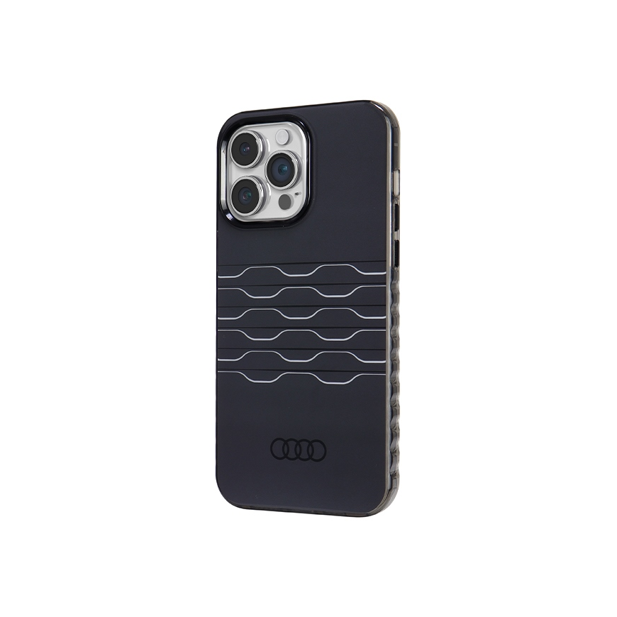Case Audi IML MagSafe Case iPhone 14 Pro Max 6.7" black/black hardcase AU-IMLMIP14PM-A6/D3-BK – 2