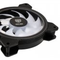 Kolink Umbra HDB ARGB Led PWM - 120 mm Datora korpusam Ventilators 12 cm Melns, Balts 1 pcs Kolink Umbra HDB ARGB Led PWM - 120 mm Datora korpusam Ventilators 12 cm Melns, Balts 1 pcs