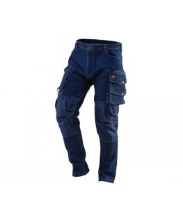 DENIM tööpüksid, tugevdused põlvedes, suurus L