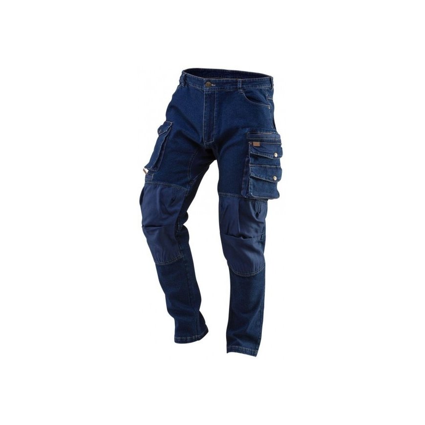 DENIM tööpüksid, tugevdused põlvedes, suurus L