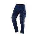 DENIM darba bikses, pastiprinājumi ceļgalos, L izmērs