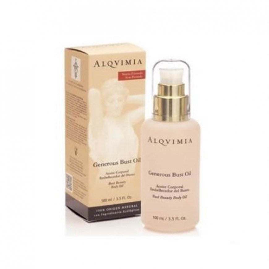 Kaklo ir krūtinės kremas Generous Bust Oil Alqvimia 100 ml