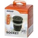 Orno 2P+Z įleidžiamas stalviršio lizdas su EasyEject sistema, USB 3.0, 1,5 m + USB adapteris