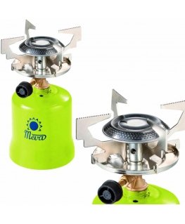 MEVA Gas tourist stove with perforated gas cartridges FOCUS 1.4 kW
