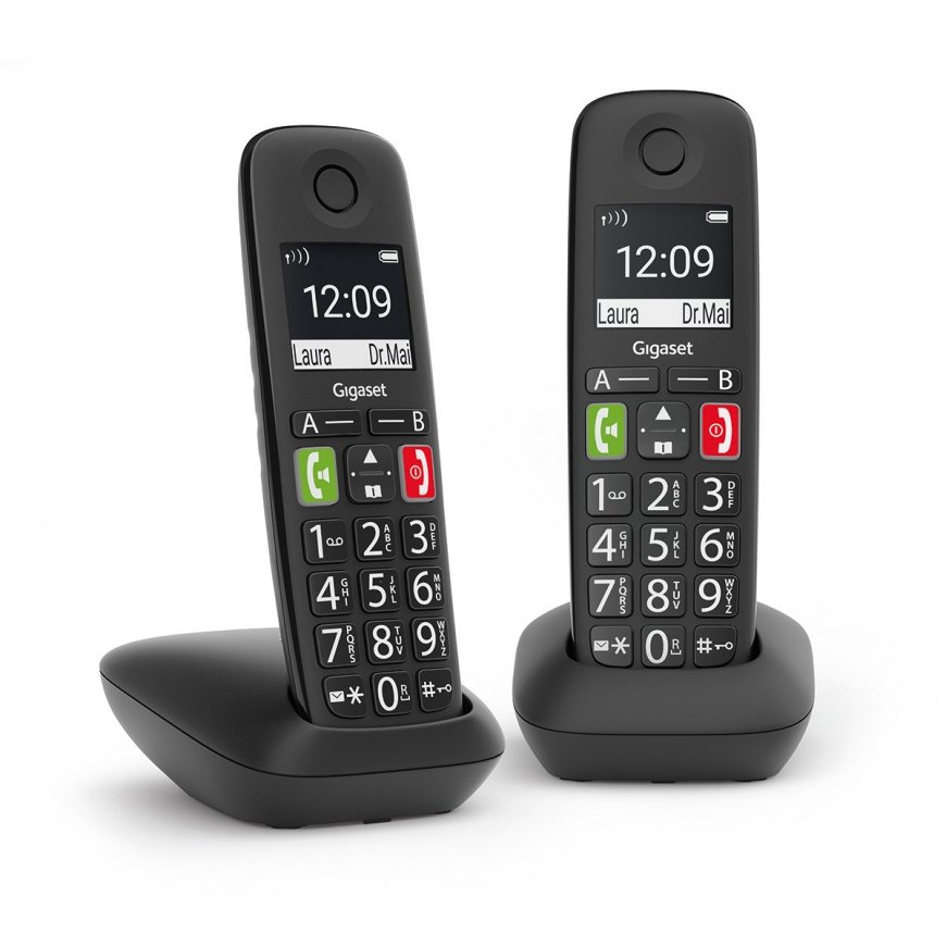 Gigaset E290 Duo Analogais/DECT telefons Zvanītāja