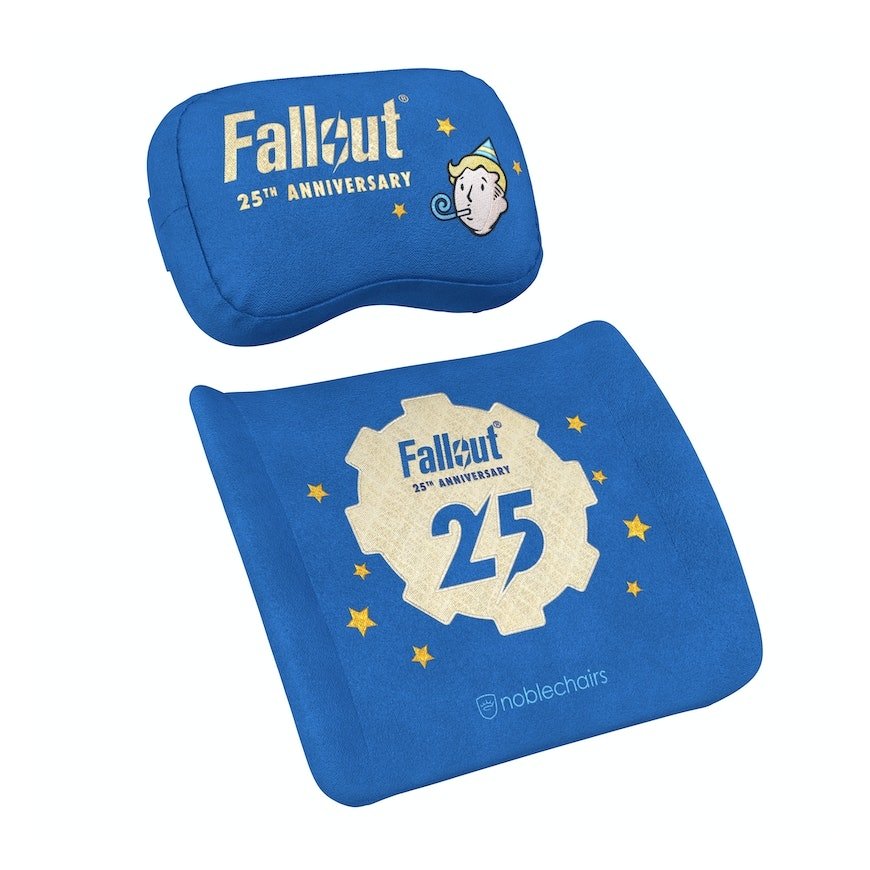 noblechairs Fallout 25th Anniversary Edition Neck pillow/Lumbar pillow Blue 2 pc(s) – 2