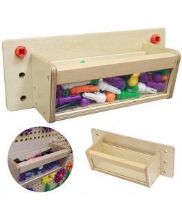 Konteineris priedams.Permatoma sienelė - Masterkidz.STEM edukacinė ir mokslinė lenta