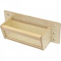 Container for accessories. Transparent wall - Masterkidz. STEM educational and scientific board