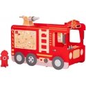 Viga Toys VIGA Large wooden fire engine Montessori playground Viga Toys VIGA Large wooden fire engine Montessori playground
