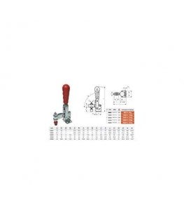 Piher Vertical lever clamp M12, 50mm, max 3600N