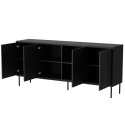 Cama 4D ABI chest of drawers 200x45x88 matt black Cama 4D ABI chest of drawers 200x45x88 matt black