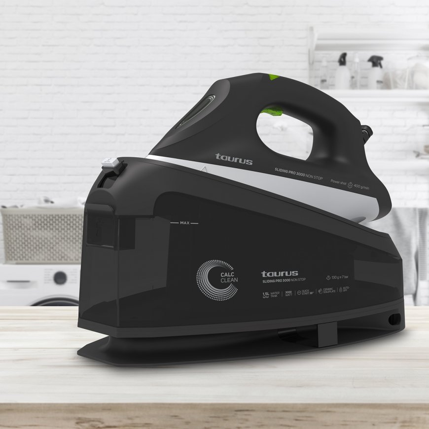Taurus Sliding Pro 3000 Non Stop 3000 W 1.5 L Ceramic soleplate Black – 4