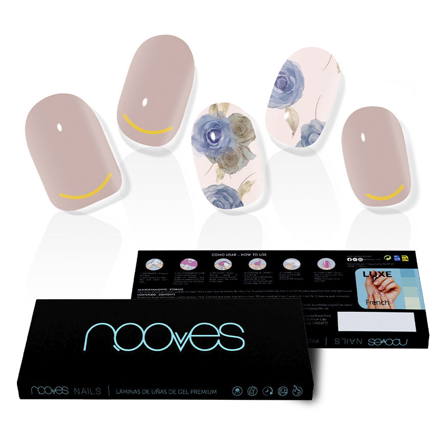 Nooves adhesive nails Elegant Floral Premium