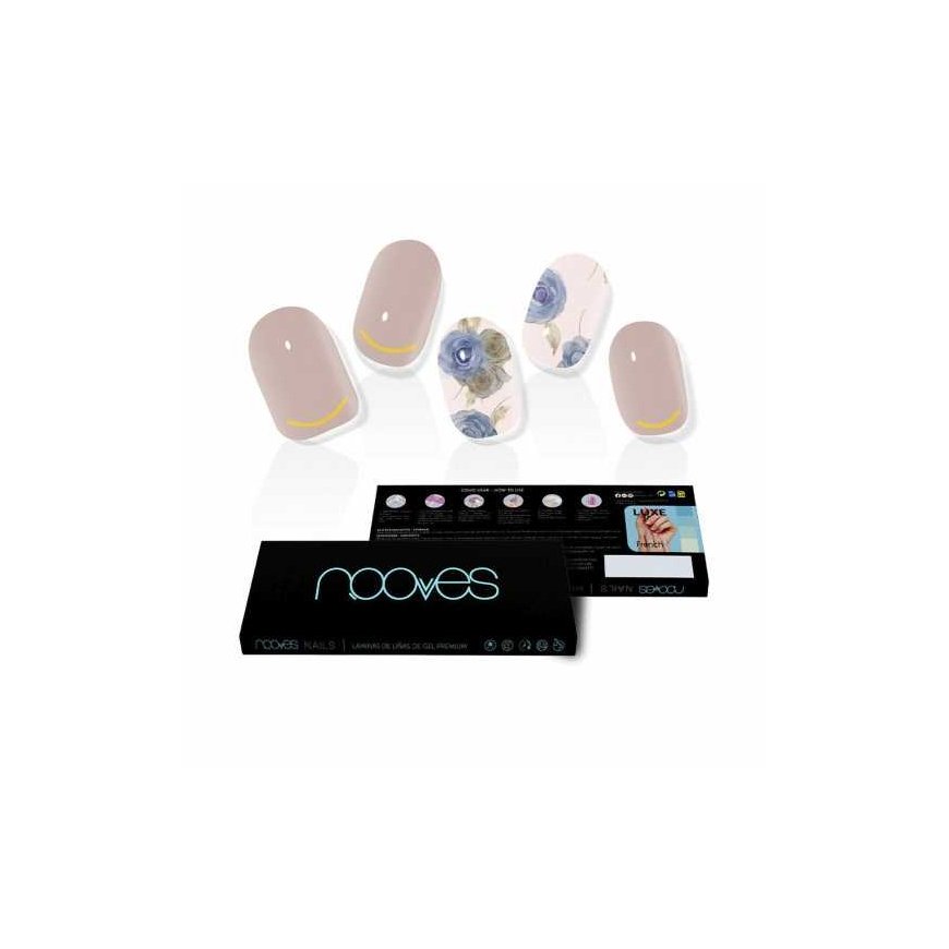 Nooves klijuojami nagai Elegant Floral Premium Luxe Metallic 20 vnt – 2