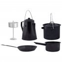Esschert Design FF215 keittoastia retkeilyyn Setti musta Esschert Design FF215 keittoastia retkeilyyn Setti musta