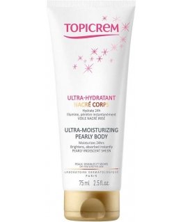 Topicrem Ultra-Moisturizing Pearly Body ultra-moisturizing body milk with a pearly surface, 75 ml