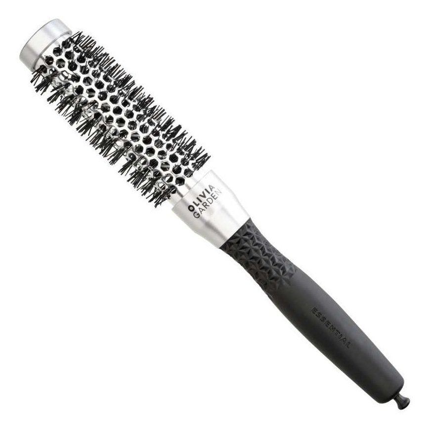 Olivia Garden Essential Blowout Classic Sidabrinis - szczotka do stylizacji włosów - 25 mm