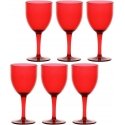 Rose&Tulipani Set of 6 kieliszków do wina Fiaba - Red, 400 ml Rose&Tulipani Set of 6 kieliszków do wina Fiaba - Red, 400 ml
