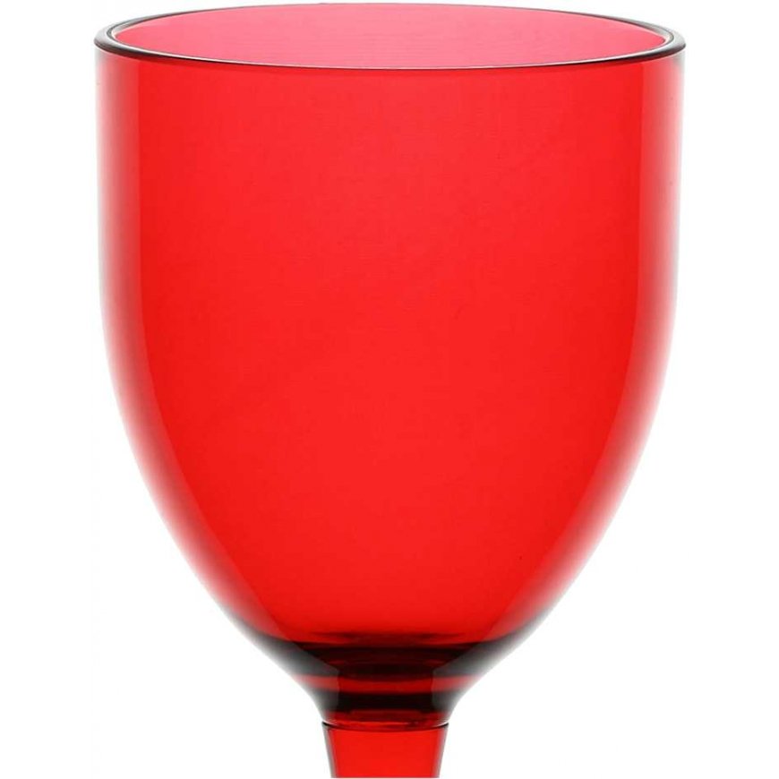 Rose&Tulipani Set of 6 kieliszków do wina Fiaba - Red, 400 ml – 2