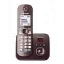Panasonic KX-TG6821GA telephone DECT telephone Caller ID Brown Panasonic KX-TG6821GA telephone DECT telephone Caller ID Brown
