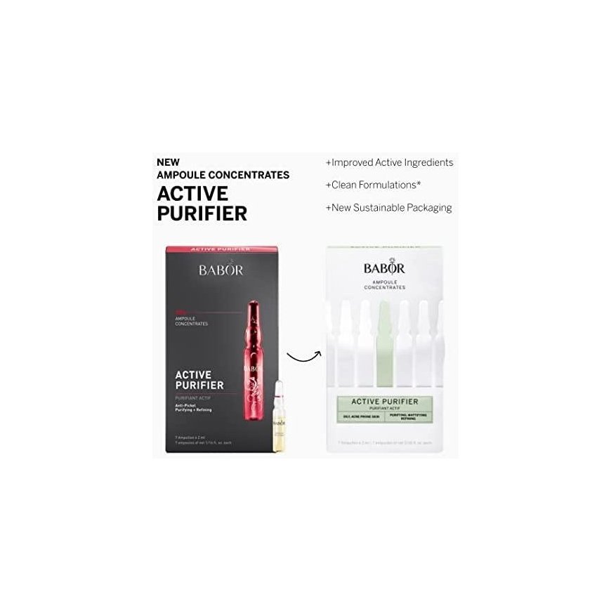 Babor Active Purifier ampoules for the care of contaminated skin 7x2ml – 3