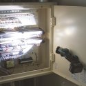 Makita DEAML105 darba apgaismes ierīce Melns, Zils LED 4,9 W
