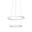 Lubinis šviestuvas Kabamasis šviestuvas DOMOLETTI RING 18110-WH, 33 W, LED