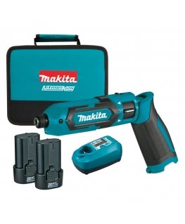 Makita TD022DSE гайковерт 1/4" 2450 RPM 25 Nm Черный, Синий 7,2 V