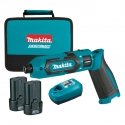 Makita TD022DSE elektriskās uzgriežņu atslēga 1/4" 2450 RPM 25 collas mārciņa Melns, Zils 7,2 V Makita TD022DSE elektriskās uzgriežņu atslēga 1/4" 2450 RPM 25 collas mārciņa Melns, Zils 7,2 V