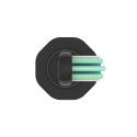 AENO DB2S Adult Sonic toothbrush Black