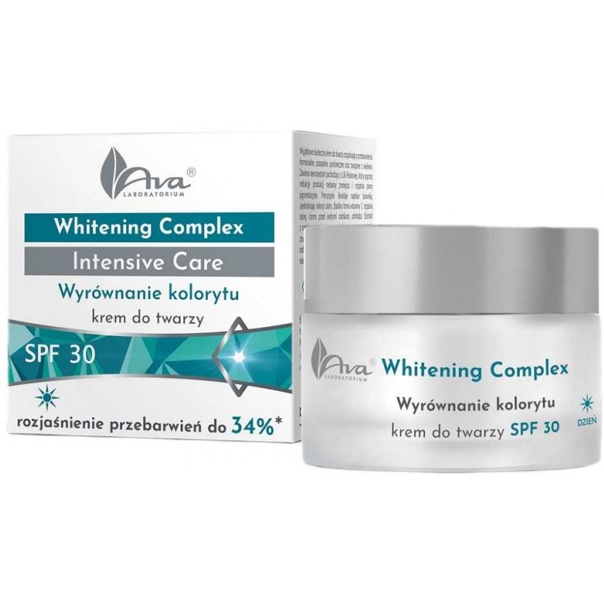 Ava Laboratorium Whitening Complex Intensive Care coloring evening face cream SPF30 50ml