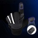 Hurtel Non-Slip Sports Phone Gloves (Size XL) - Black Hurtel Non-Slip Sports Phone Gloves (Size XL) - Black