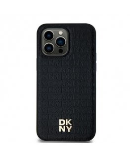 DKNY DKHMS24LPSHRPSK S24 Ultra S928 czarny|black hardcase Leathe