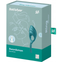 Satisfyer Swordsman Vibrating Cock Ring Green