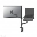 Neomounts DS20-425BL2 klēpjdatoru statīvs Portatīvā datoru un monitora svira Melns 43,9 cm (17.3")