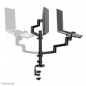 Neomounts DS20-425BL2 klēpjdatoru statīvs Portatīvā datoru un monitora svira Melns 43,9 cm (17.3")