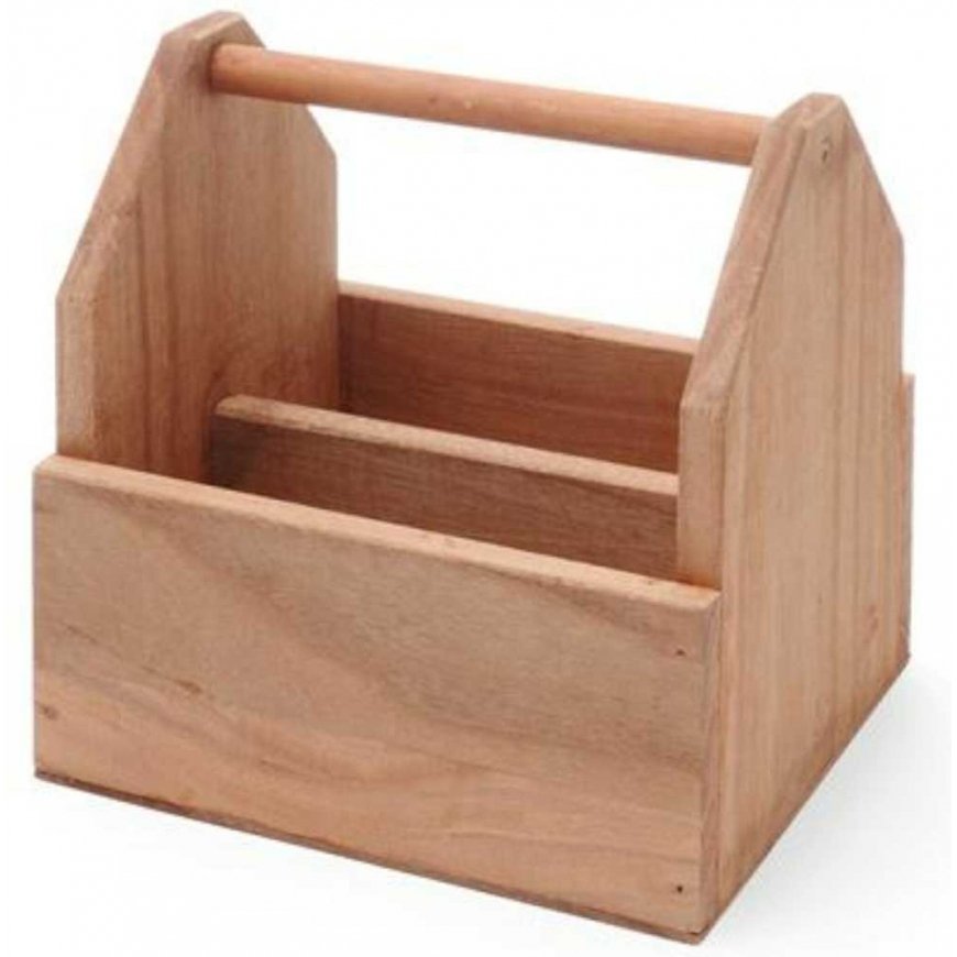 Organizer table container for spices, wooden cutlery with handle - Hendi 664315 – 2