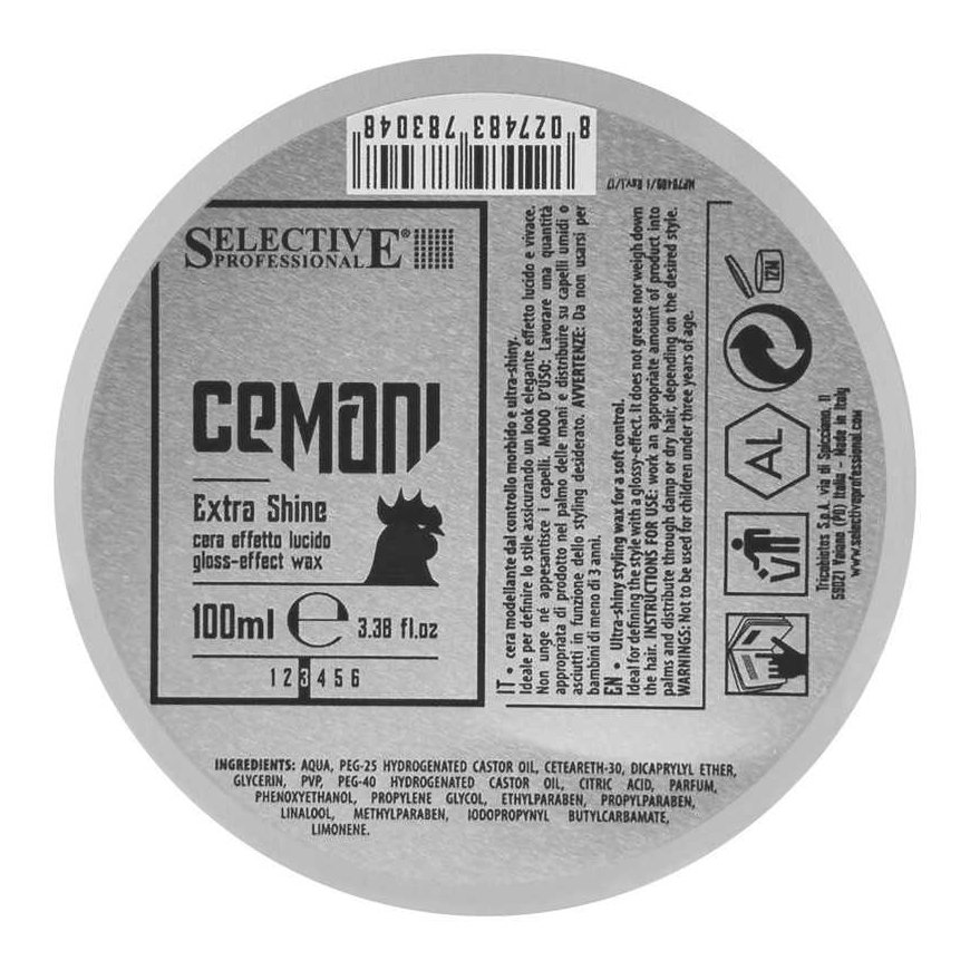 Selective Professional CEMANI EXTRA SHINE, 100 ml Hair wax – 2